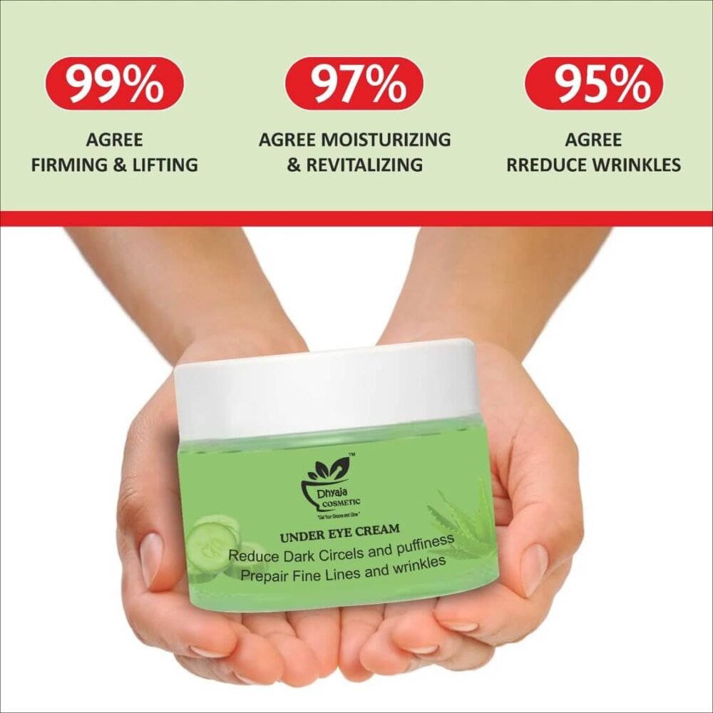 Aloe Vera Night Brightening Under Eye Cream With Korean Extra Glowing ...