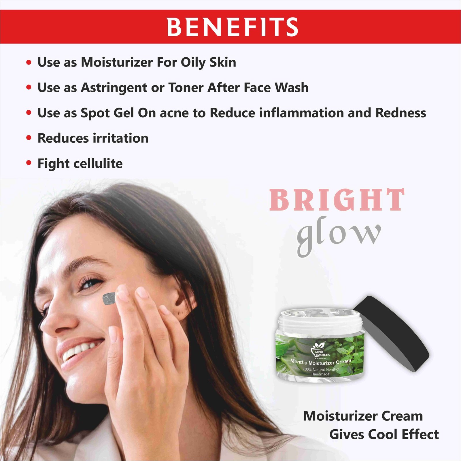 Moisturizer Mentha Cooling & Refreshing Moisturizer