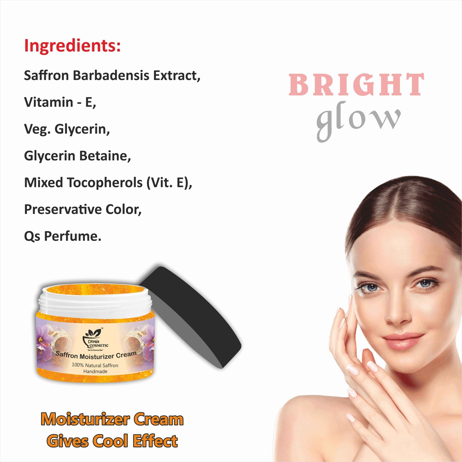 Saffron (Kesar) to Brighten, Reduce Dullness and Revive Natural Glow