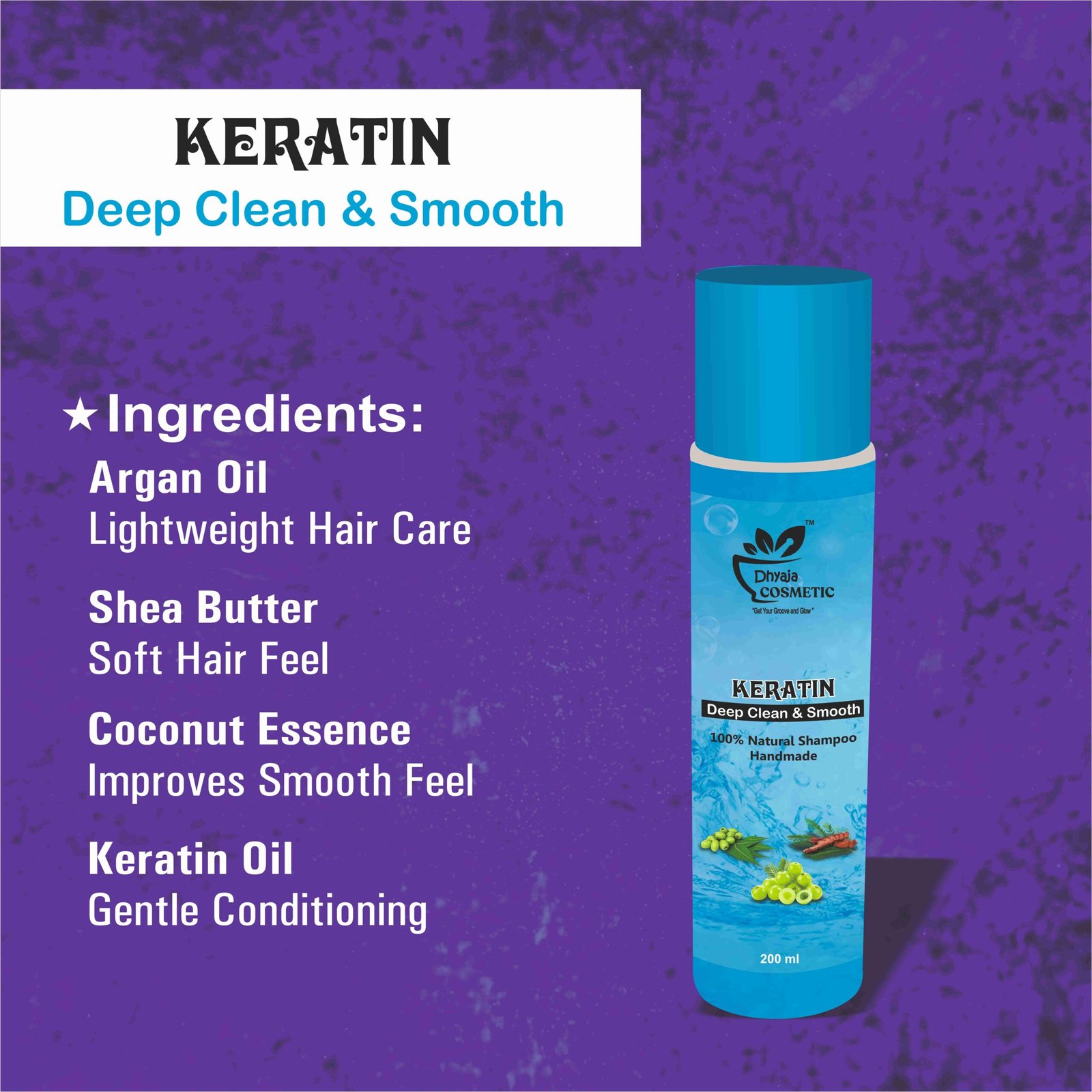 Keratin Shampoo Cleanses Scalp and Hair Gently, While the Conditioner Keeps Hair Soft and Manageable B Keratin