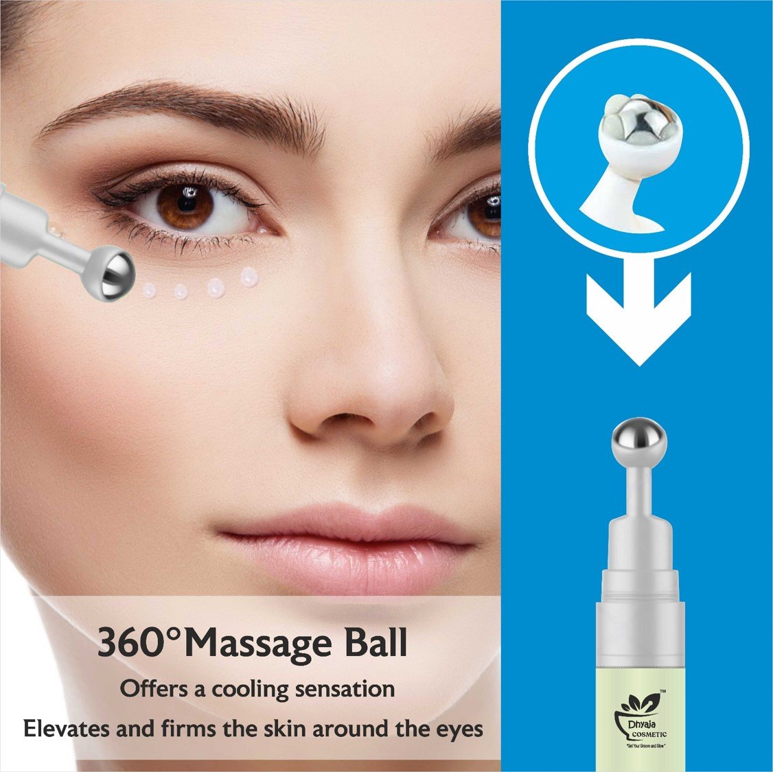 Papaya Under Eye Roll on Cream