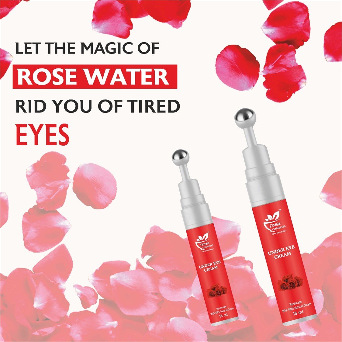 Rose Under Eye Roll On