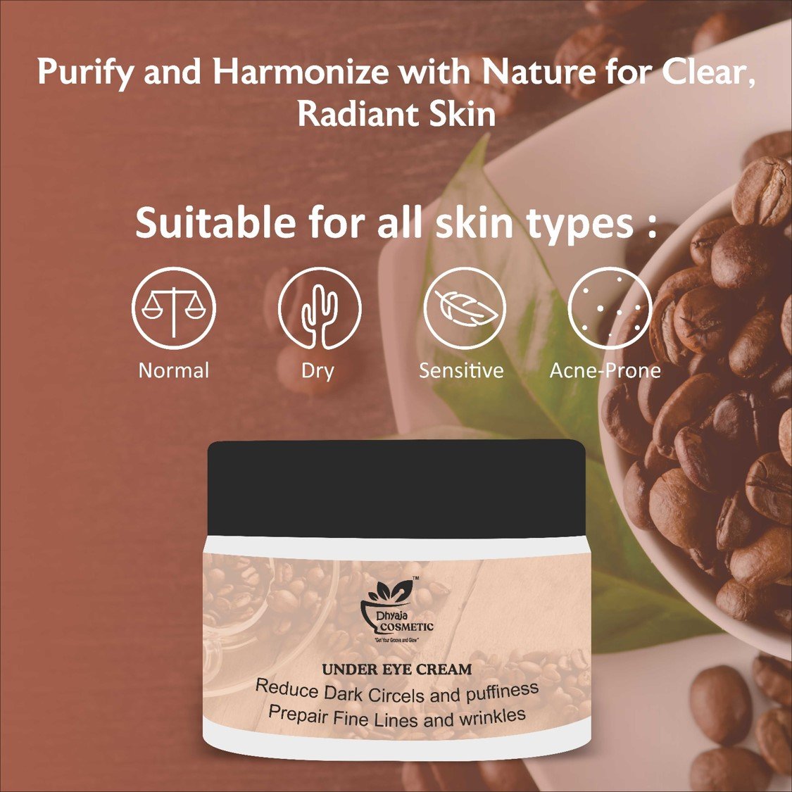 Coffee Under Eye Cream for Girl, Men Women Face Cream for Fairness Best Cream Coffee Cream