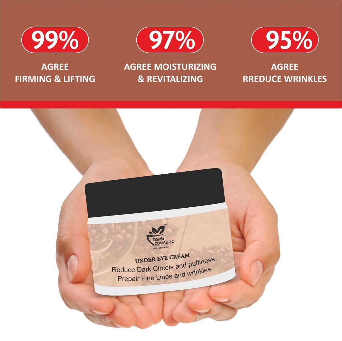 Coffee Under Eye Cream for Girl, Men Women Face Cream for Fairness Best Cream Coffee Cream